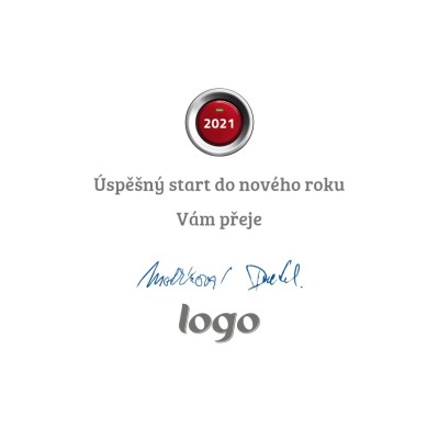 Čtvercová novoročenka 201